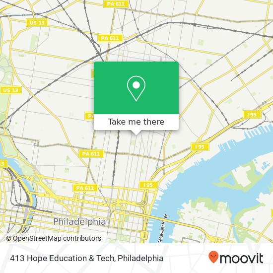 413 Hope Education & Tech map