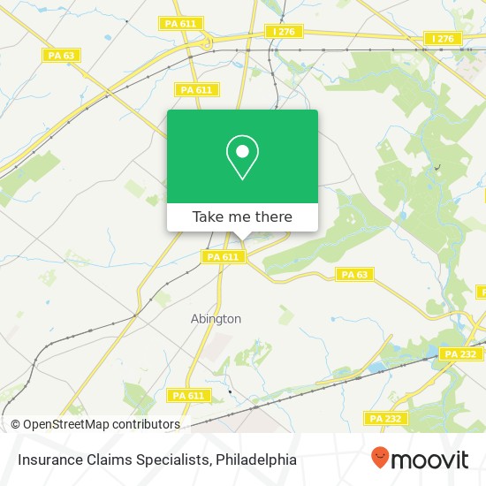 Mapa de Insurance Claims Specialists