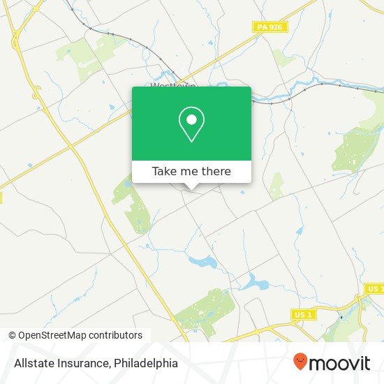 Allstate Insurance map