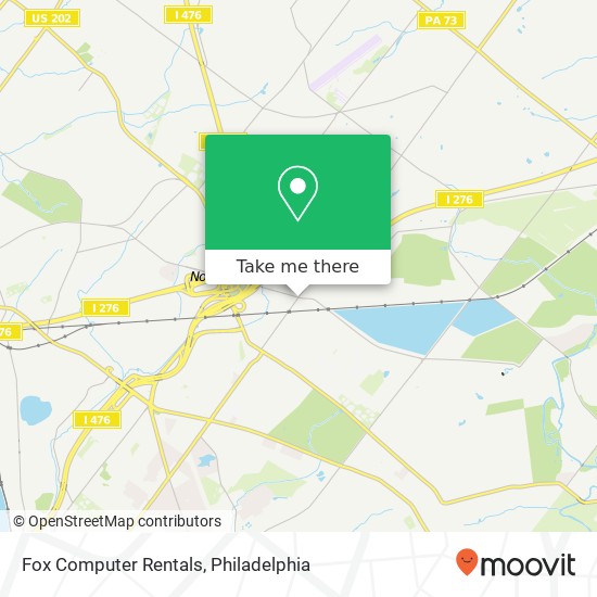 Fox Computer Rentals map
