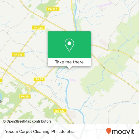 Mapa de Yocum Carpet Cleaning