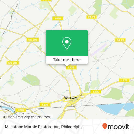 Mapa de Milestone Marble Restoration