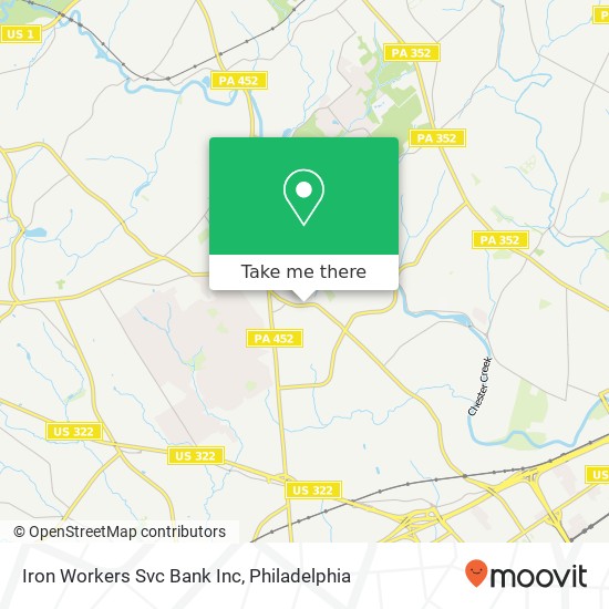 Mapa de Iron Workers Svc Bank Inc