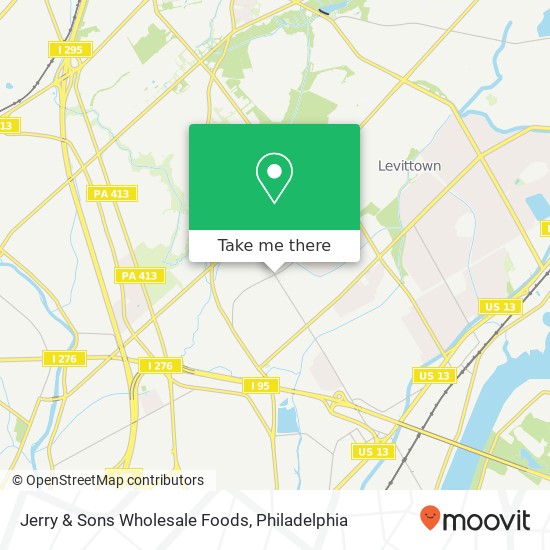 Jerry & Sons Wholesale Foods map