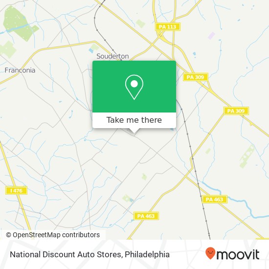 National Discount Auto Stores map