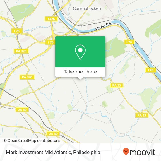 Mapa de Mark Investment Mid Atlantic