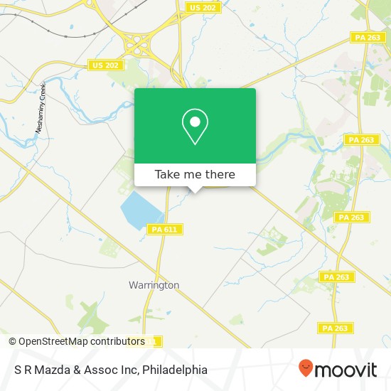 S R Mazda & Assoc Inc map