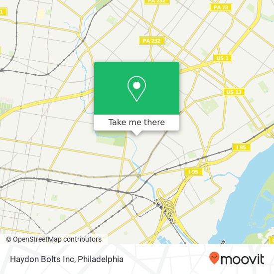 Haydon Bolts Inc map