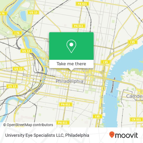 Mapa de University Eye Specialists LLC