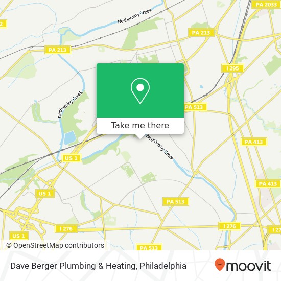 Mapa de Dave Berger Plumbing & Heating