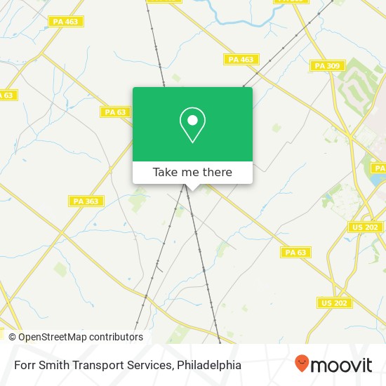 Mapa de Forr Smith Transport Services