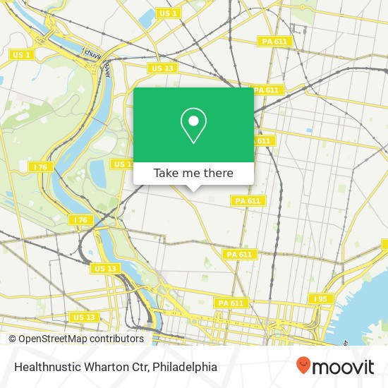 Healthnustic Wharton Ctr map