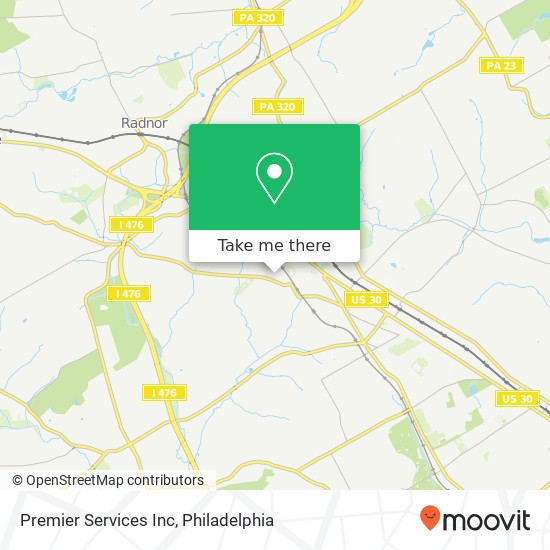 Premier Services Inc map