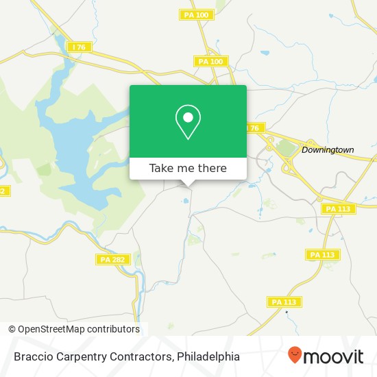 Mapa de Braccio Carpentry Contractors