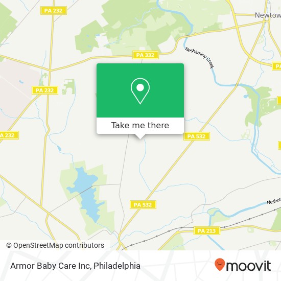 Armor Baby Care Inc map