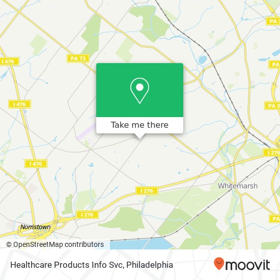 Healthcare Products Info Svc map