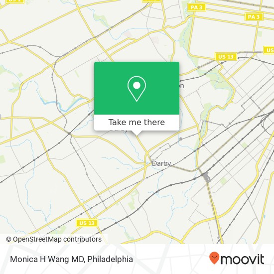 Monica H Wang MD map