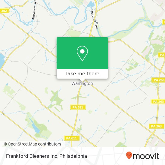 Mapa de Frankford Cleaners Inc