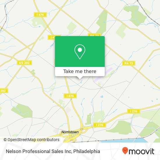Nelson Professional Sales Inc map