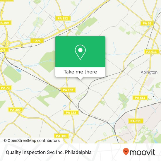 Quality Inspection Svc Inc map