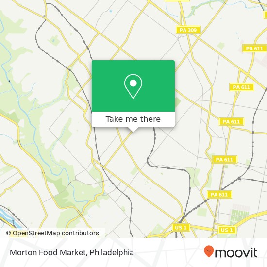 Morton Food Market map