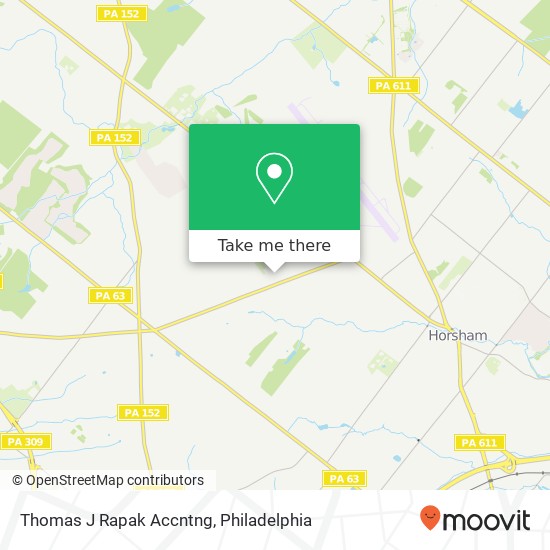 Thomas J Rapak Accntng map