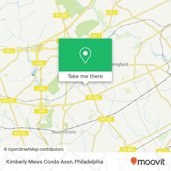 Kimberly Mews Condo Assn map