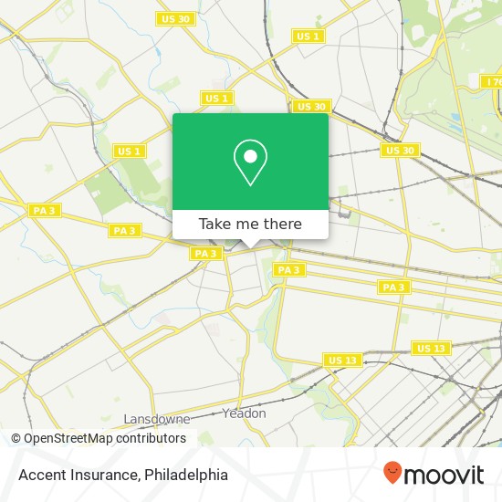 Accent Insurance map