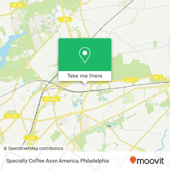 Specialty Coffee Assn America map