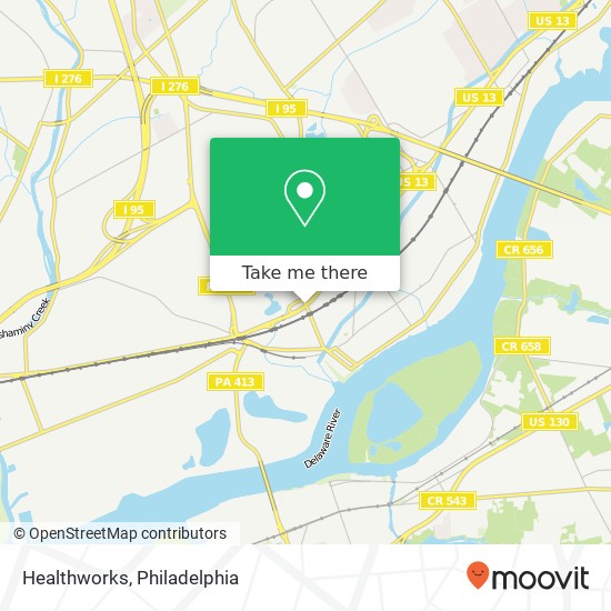 Healthworks map