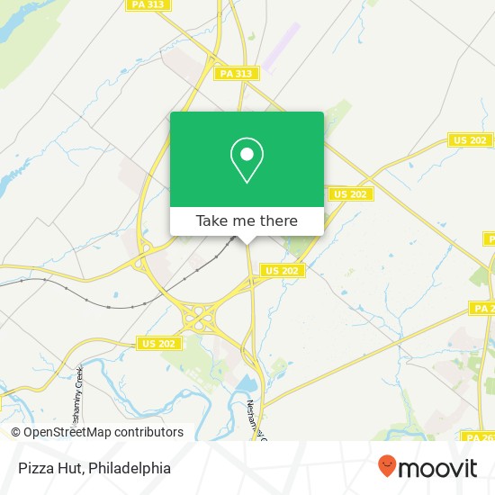 Pizza Hut map