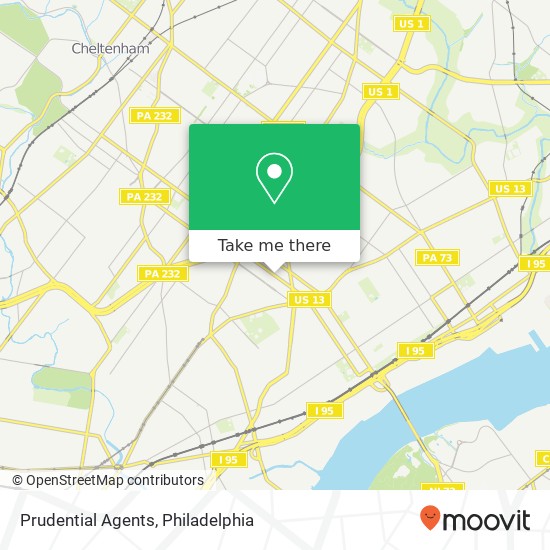 Prudential Agents map