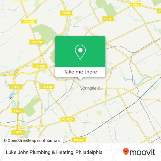 Mapa de Luke John Plumbing & Heating