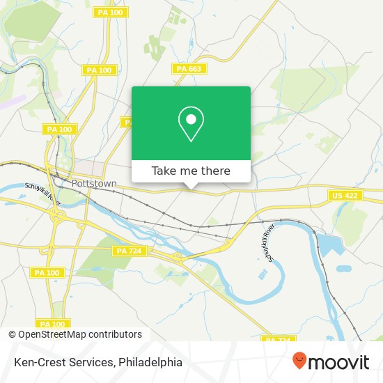 Ken-Crest Services map