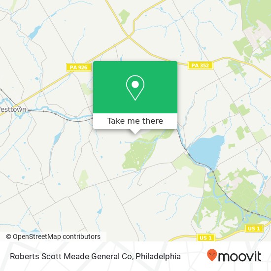 Mapa de Roberts Scott Meade General Co
