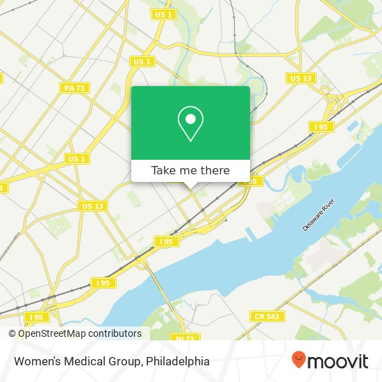 Women's Medical Group map