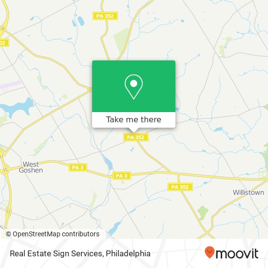 Real Estate Sign Services map