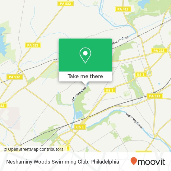 Mapa de Neshaminy Woods Swimming Club