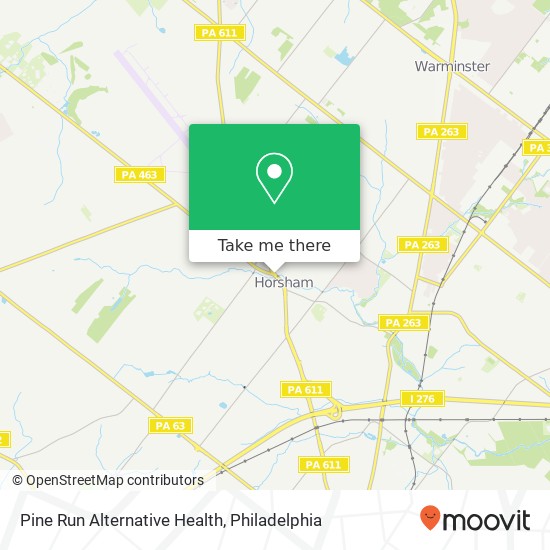 Pine Run Alternative Health map