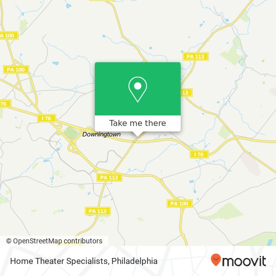 Home Theater Specialists map