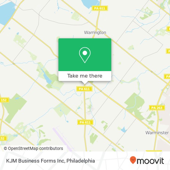 Mapa de KJM Business Forms Inc