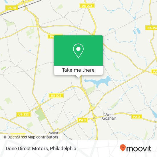 Done Direct Motors map