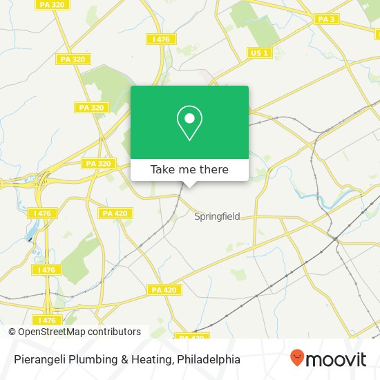 Pierangeli Plumbing & Heating map