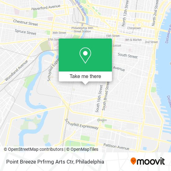 Point Breeze Prfrmg Arts Ctr map