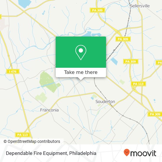 Dependable Fire Equipment map