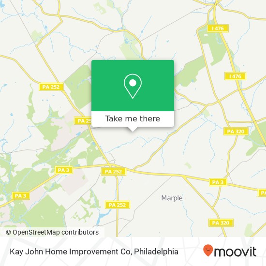 Kay John Home Improvement Co map