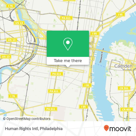 Human Rights Intl map