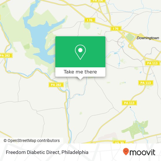 Freedom Diabetic Direct map
