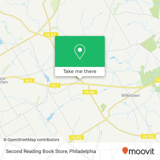 Mapa de Second Reading Book Store