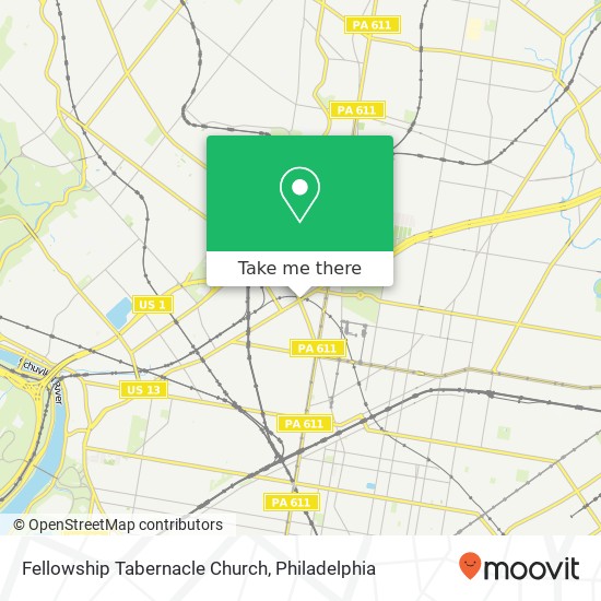 Mapa de Fellowship Tabernacle Church